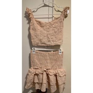 Olivaceous 2 piece set light pink